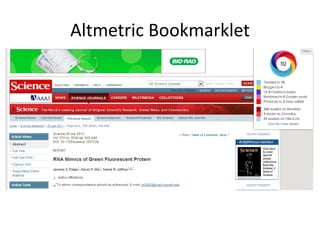 Altmetric Bookmarklet
 