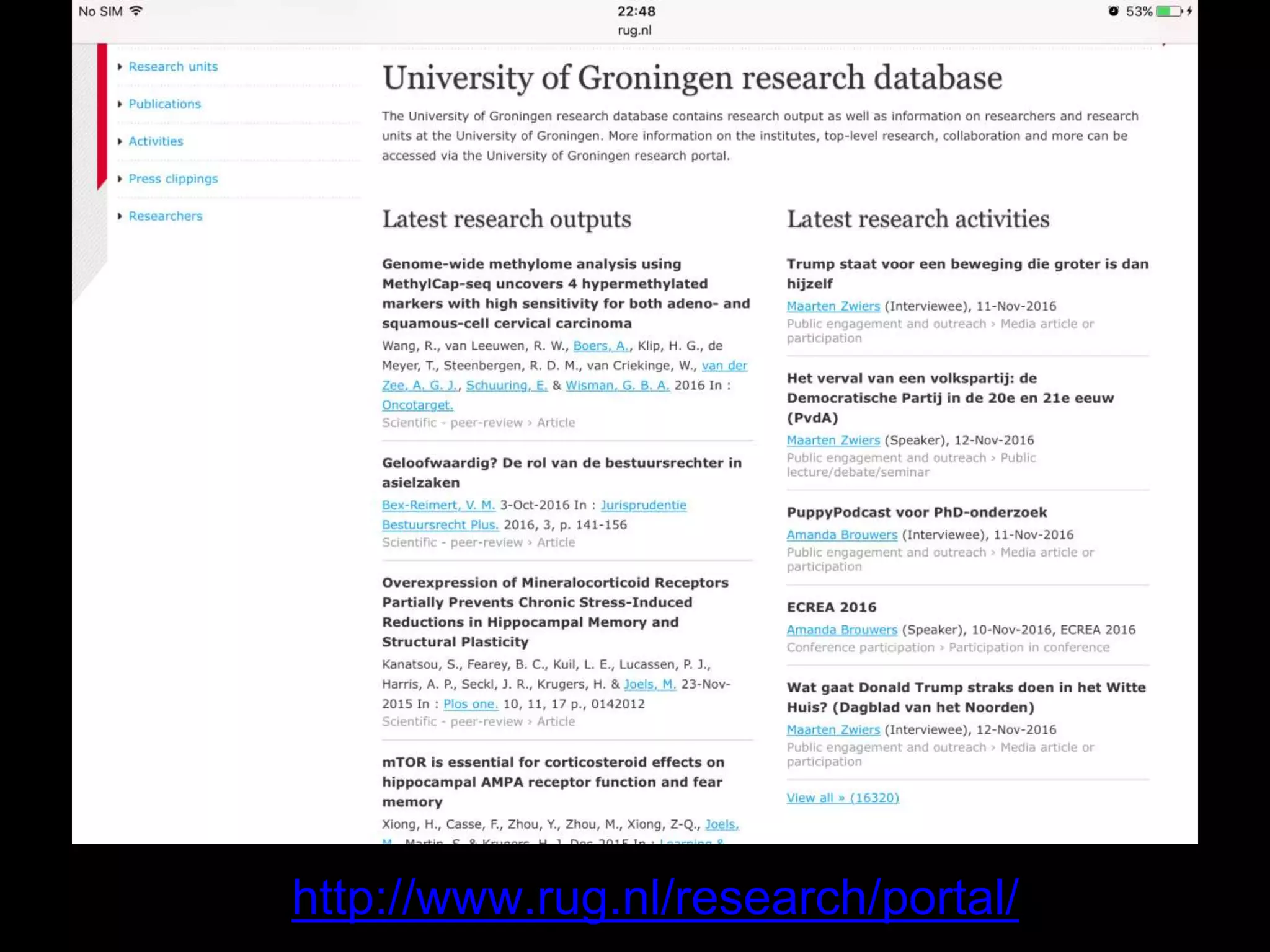http://www.rug.nl/research/portal/
 