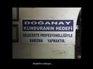 Hedefini netleştir… 