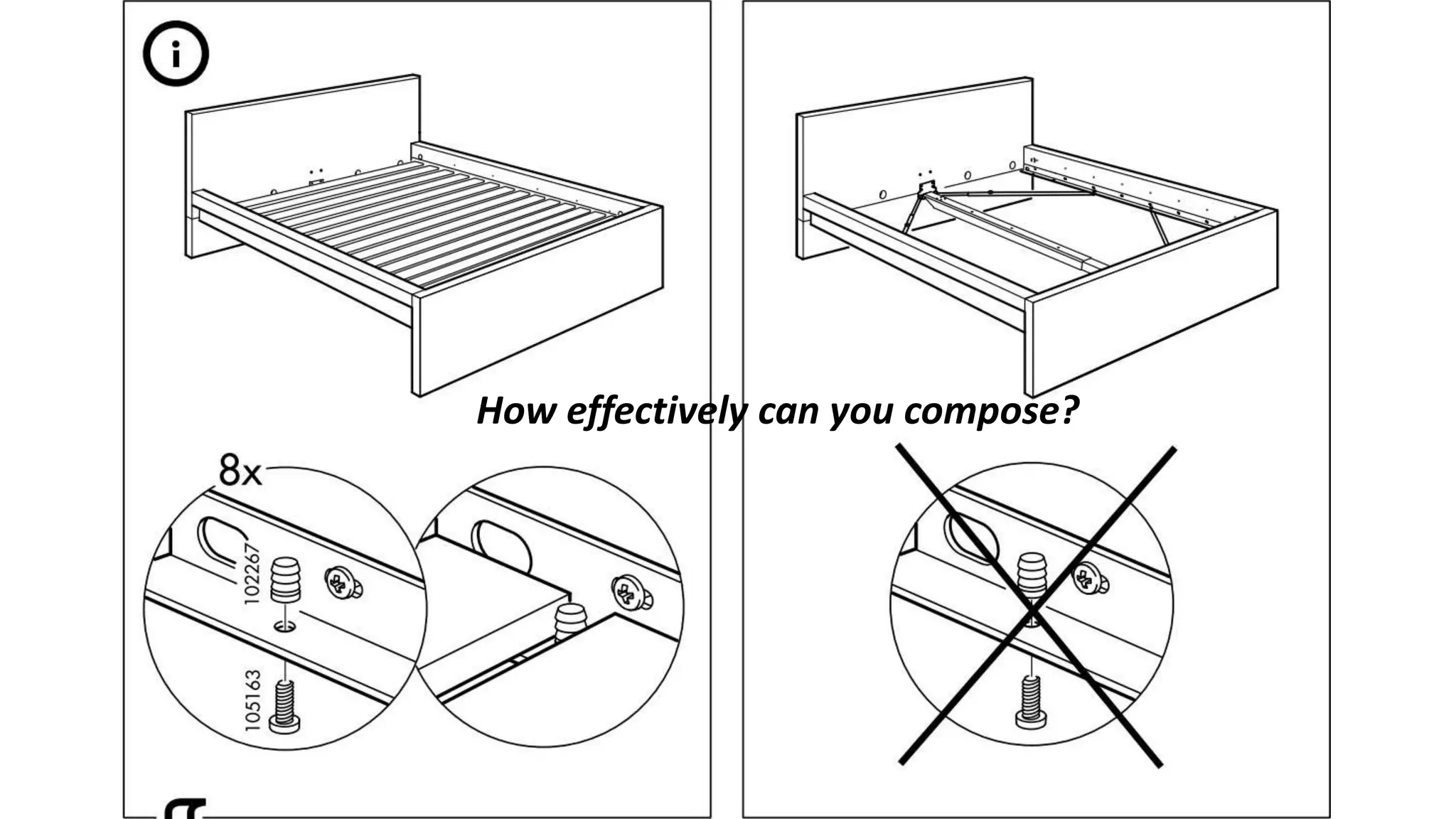How effectively can you compose?
 