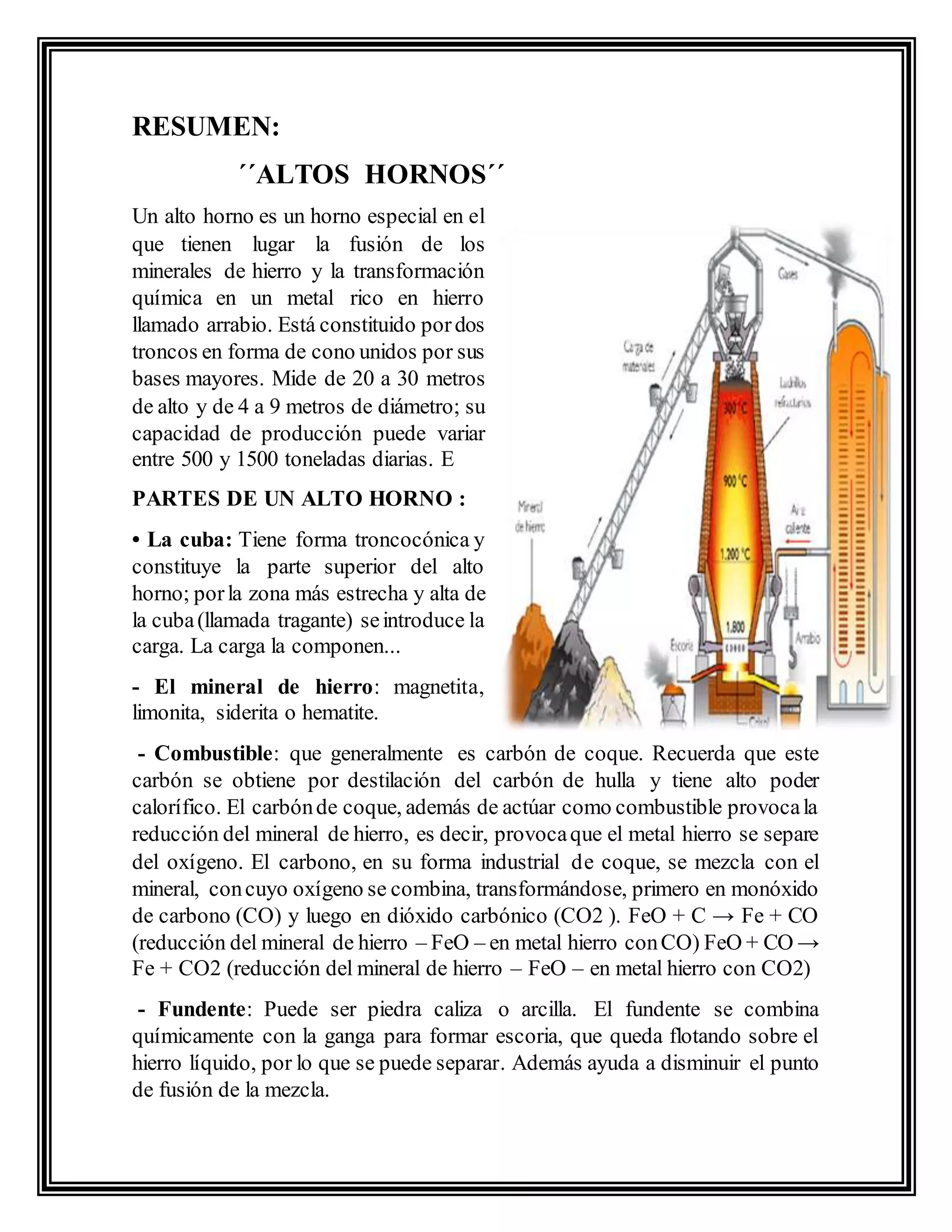 Alto horno PDF