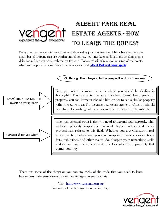 Altona real estate agents how to learn the ropes