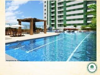 Perspectiva da Piscina com Raia

 