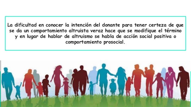 Altruismo y Conducta Prosocial