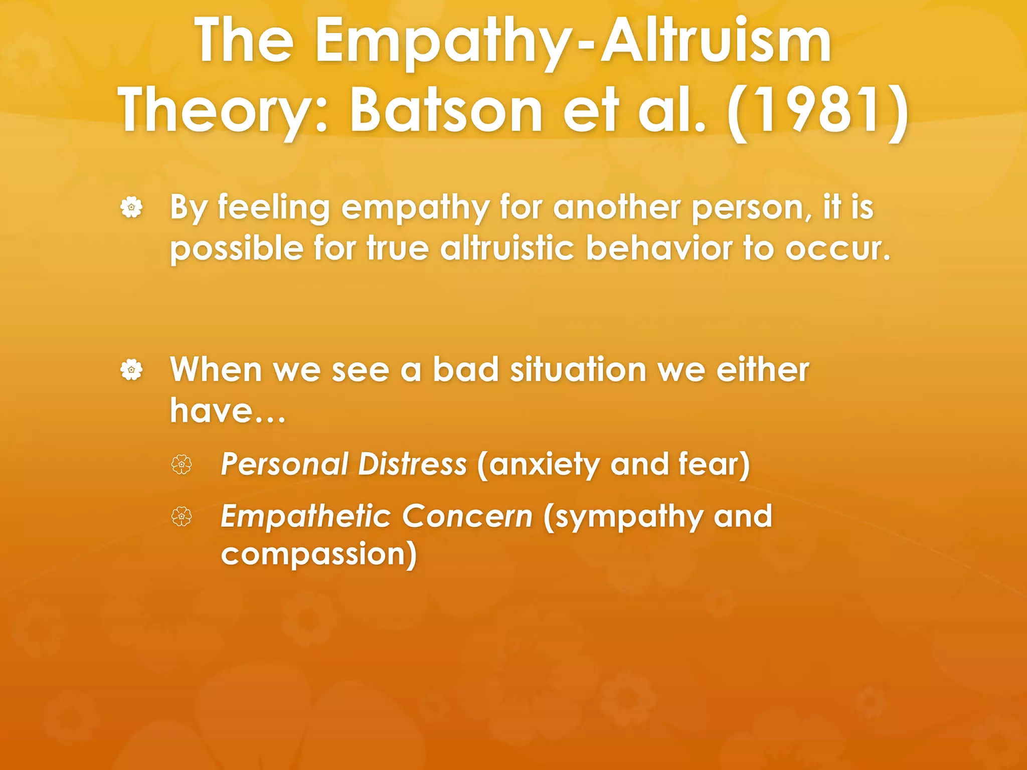 Altruism theories | PPTX