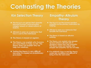 Altruism theories | PPT