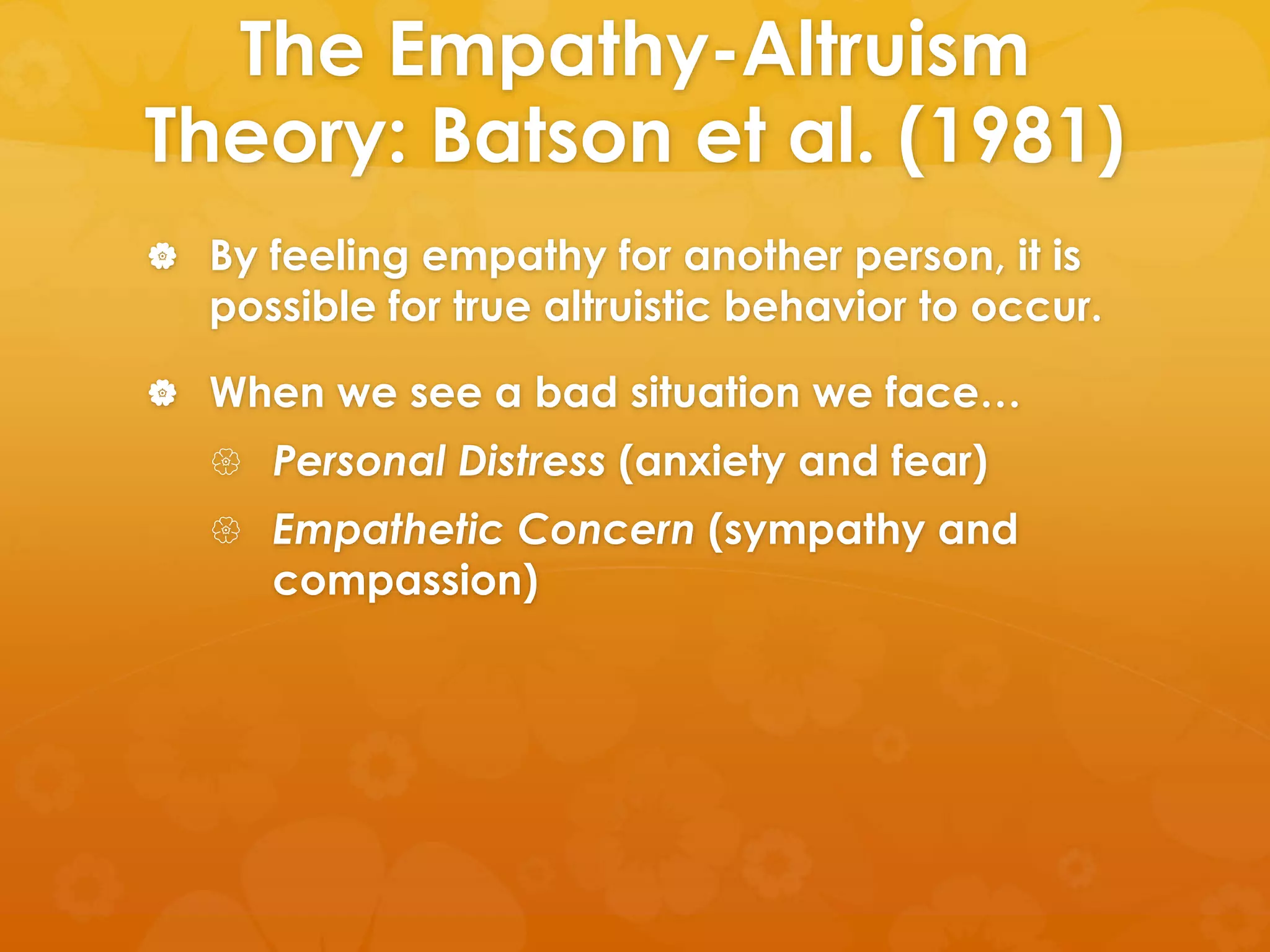 Altruism theories | PPTX