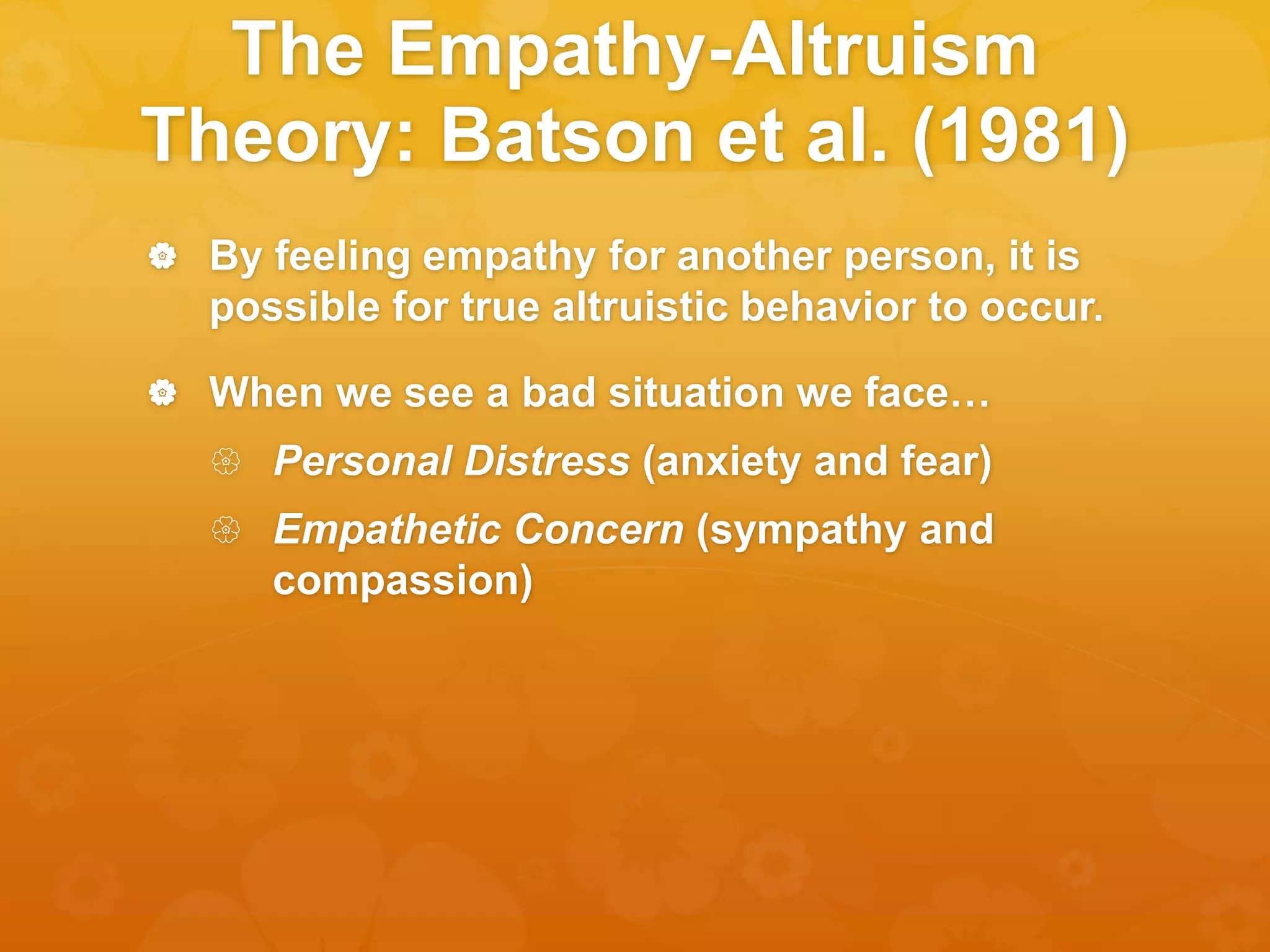 Altruism Theories | PPTX