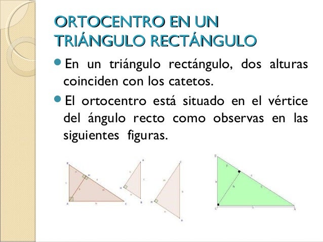 La Altura Y El Ortocentro De Un Triángulo