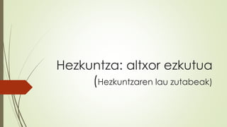 Hezkuntza: altxor ezkutua
(Hezkuntzaren lau zutabeak)
 