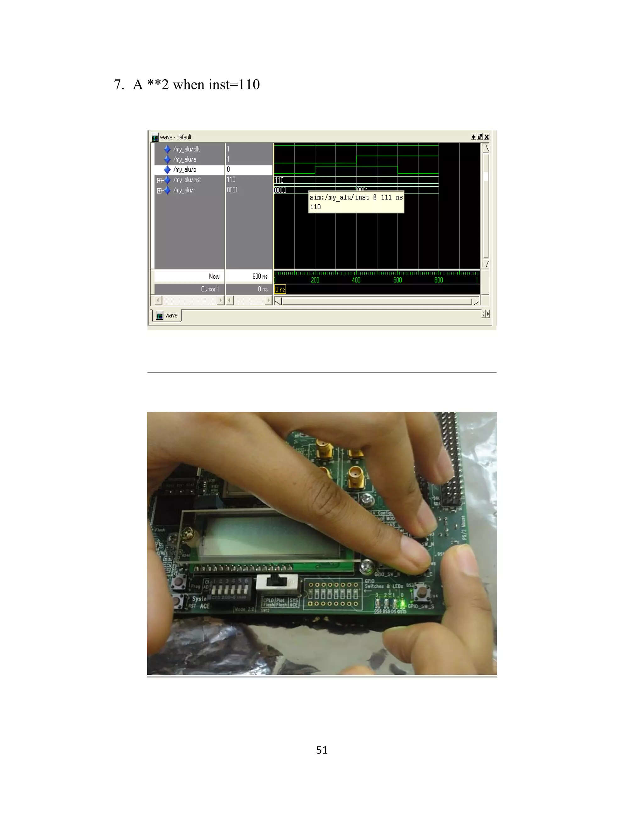 7. A **2 when inst=110

51

 