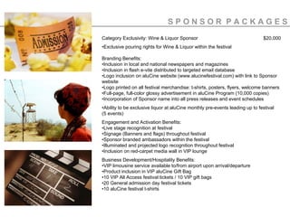 Alucine Sponsor Deck