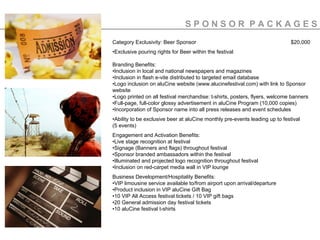 Alucine Sponsor Deck