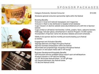 Alucine Sponsor Deck