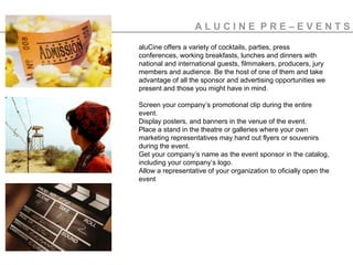 Alucine Sponsor Deck