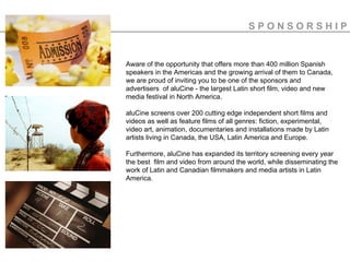 Alucine Sponsor Deck