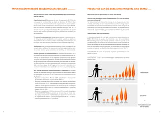 Vezelcement
materiaal 1
12,8
ALUCOBOND®
A2
17,0
Vezelcement
materiaal 2
23,0
HPL FR
materiaal 1
200,0
HPL FR
materiaal 2
216,0
HPL
materiaal 2
256,0
Type bekleding
PCS (MJ/m2
)
Steenwol
A2
30,7
ALUCOBOND®
PLUS
68,9
ACM
PE
123,0
Mineraal
composiet
65,0
Steenwol
klasse A1
7,0
Glaswol
klasse A2
10,0
Fenolschuim
klasse B-C
90,0
Type isolatie
PCS (MJ/m2
)
PIR-schuim
klasse C-D
111,0
EPS
Geëxpandeerd
polystyreen
klasse D-E
216,0
PUR-schuim
klasse C-D
216,0
16 17
ALUCOBOND®
Brandveiligheid van gevelbekleding  NL
ALUCOBOND®
Brandveiligheid van gevelbekleding  NL
PRESTATIES VAN DE BEKLEDING IN GEVAL VAN BRAND
Waarom is de brandbare massa (hittepotentieel PCS) van de coating-
materialen belangrijk?
Het hittepotentieel is de hoeveelheid energie die wordt geproduceerd door
de totale verbranding van een materiaal. Deze hoeveelheid energie bepaalt
hoeveel hitte een bepaald materiaal bijdraagt aan een brand. Hoe groter de
hitte-inbreng, hoe groter de verspreiding van de brand. Ter vergelijking wordt
deze waarde, uitgedrukt in MJ/kg, geconverteerd naar MJ/m2
in de gebouwschil.
VERGELIJKING VAN PCS-WAARDEN
In het algemeen geldt dat hoe lager de calorische waarde (waarde van
PCS in MJ/m²) van een product, hoe beter het is voor de brandveiligheid.
Met betrekking tot de regenwerende systemen moeten de waarde van de
gevelbekleding en de waarde van de isolatie bij elkaar worden opgeteld. We
hebben de brandlast van de verschillende bekledingsmaterialen vergeleken op
basis van soortgelijke statische waarden, en de brandlast van verschillende
isolaties door gebruik van dezelfde thermische weerstand U=0,2 W/m²K.
ALUCOBOND®
A2 is een van de best mogelijke gevelbekledingen met
slechts 17 MJ/m2
.
ALUCOBOND®
PLUS is een brandvertragend tussenproduct dat onder
80 MJ/m2
blijft.
WELKE VERSCHILLENDE TYPEN REGENWERENDE BEKLEDINGSMATE-
RIALEN ZIJN ER?
Hogedruklaminaat (HPL), bestaat uit hout- of papiervezels (60-70%), met
toevoeging van een bindmiddel op basis van fenolhars (30-40%). Al deze
componenten zijn inherent brandbaar en reageren daarom slecht op brand.
Dit kan echter worden verbeterd door vlamvertragers toe te voegen (HPL FR),
maar het calorisch potentieel van deze materialen blijft hoog. ‘HPL A2’, is
een met mineralen gevuld paneel met een HPL-oppervlak. Dit is een paneel
met een laag calorisch potentieel en goede prestaties met betrekking tot
de brandreactie.
De mineraal composietpanelen zijn gevelplaten gegoten in polyesterharsmor-
tel. Het grote aandeel hars dat inherent brandbaar is, biedt een significant
hittepotentieel. Het kan echter worden verbeterd door vlamvertragers toe
te voegen, maar het calorisch potentieel van deze materialen blijft hoog.
Vezelcement is een composietmateriaal bestaande uit een homogene mix van
cement, zand en cellulose. Het vezelcement heeft een laag calorisch potenti-
eel en biedt daardoor goede prestaties met betrekking tot de brandreactie.
Panelen gemaakt van steenwolvezels en thermohardende harsen. Dit is
een paneel met een laag calorisch potentieel en goede prestaties met be-
trekking tot de brandreactie. In het algemeen is steenwol primair gemaakt
van basalt, een vulkanisch gesteente, en heeft de bijzonderheid dat het hitte
kan accumuleren (hoge thermische capaciteit) en dit geleidelijk kan terugge-
ven (behoorlijk lage thermische geleidbaarheid), waardoor de nooddiensten
tijdens een brand langer de tijd krijgen om de vlammen te bestrijden en te
voorkomen dat de brand weer oplaait. Er is een risico van gloeibrandgedrag.
ACP of ACM (aluminium composietpanelen of materialen) zijn panelen
gemaakt van twee lagen aluminium, die doorlopend zijn geschilderd en gelijmd
aan weerszijden van een kern. Er zijn 3 typen aluminium composietproducten
op de markt:
	
- Aluminium composiet met PE-kern (100% polyethyleen) – Deze panelen
zijn brandbaar (klasse D-E volgens BS EN 13501-1).
	
- Aluminium composiet met FR-kern (ongeveer 70% mineraal), het equivalent
van ALUCOBOND®
PLUS. Deze panelen worden behandeld met vlamver-
tragers en bieden goeden prestaties met betrekking tot de brandreactie
(klasse B volgens BS EN 13501-1). Calorisch potentieel (kern) ≤ 13,6 MJ/kg
volgens MHCLG 2020.
	
- Aluminium composiet met A1/A2 kern (minimum 90% mineraal), het equivalent
van ALUCOBOND®
A2. Deze panelen zijn niet-brandbaar en bieden daar-
door zeer goede prestaties met betrekking tot de brandreactie (klasse A1/
A2 volgens BS EN 13501-1). Calorisch potentieel ACM A2 ≤ 3,0 MJ/kg,
calorisch potentieel ACM A1 ≤ 2,0 MJ/kg.
TYPEN REGENWERENDE BEKLEDINGSMATERIALEN PRESTATIES VAN DE BEKLEDING IN GEVAL VAN BRAND
BEKLEDINGEN
+
=
ISOLATIES
TOTALE BRANDLAST
VAN DE GEVEL
 