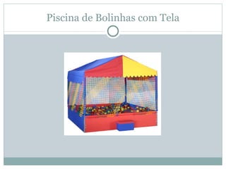 Piscina de Bolinhas com Tela 