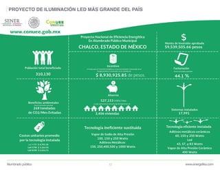 www.energetika.comAlumbrado público 15
PROYECTO DE ILUMINACIÓN LED MÁS GRANDE DEL PAÍS
 