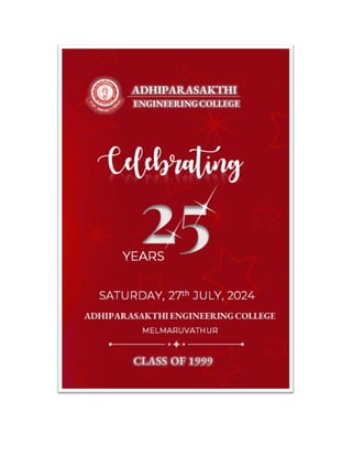 Celebrating 25th Year SATURDAY, 27th JULY, 2024