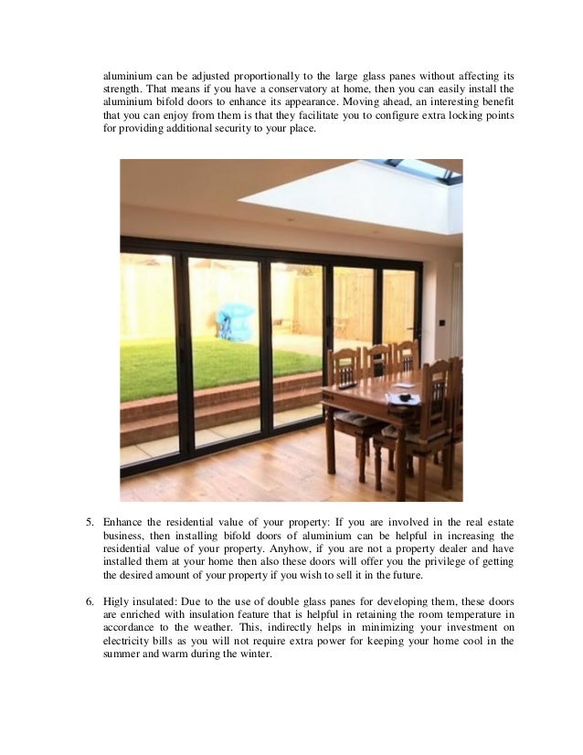 Need To Know About Installing Aluminium Bifold Doors