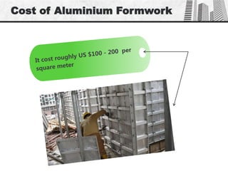Cost of Aluminium Formwork
 