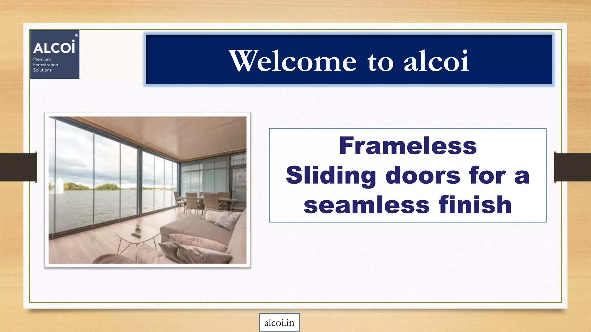 ALCOI windows Aluminium glass window Aluminium windows near me PPT