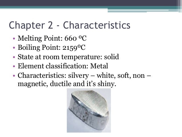 Aluminium It S Characteristics