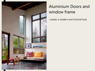 Aluminium Metal - in Interior Design | PPTX