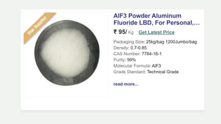 Aluminum chemicals