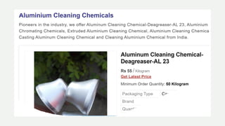 Aluminum chemicals