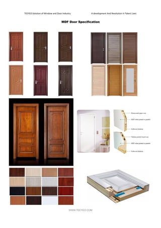 Window Catalogue.pdf Teeyeo Aluminum and upvc window catalog | PDF