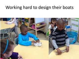 Working hard to design their boats
 