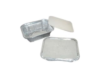 Aluminum food containers
