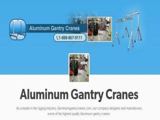 Aluminum Gantry Crane Elko NV - Aluminum Gantry (775) 778-9112