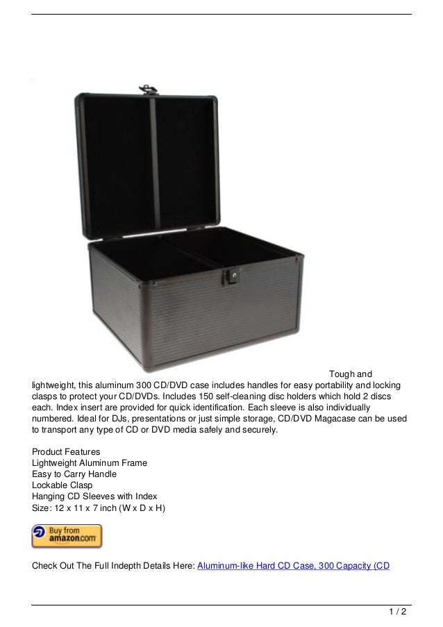 Aluminum Like Hard Cd Case 300 Capacity Cd Holder Cases Diamond Bl