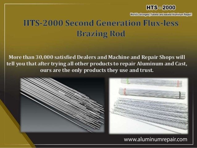 5-18/" HTS-2000 2nd Generation Aluminum Welding Rods or Aluminum Repair Rods