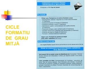 CICLE
FORMATIU
DE GRAU
MITJÀ
 