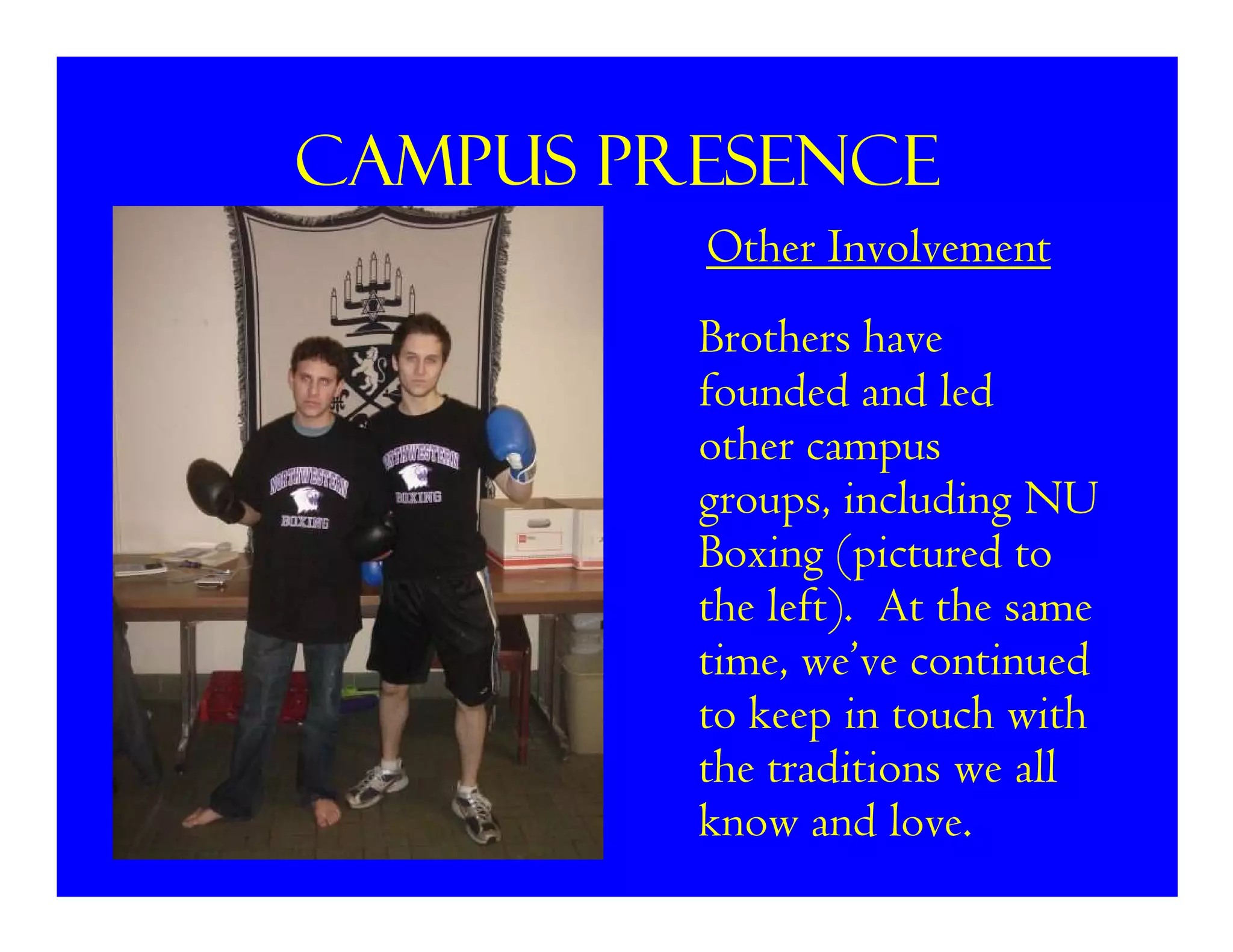 Alumni Presentation - Homecoming 2007