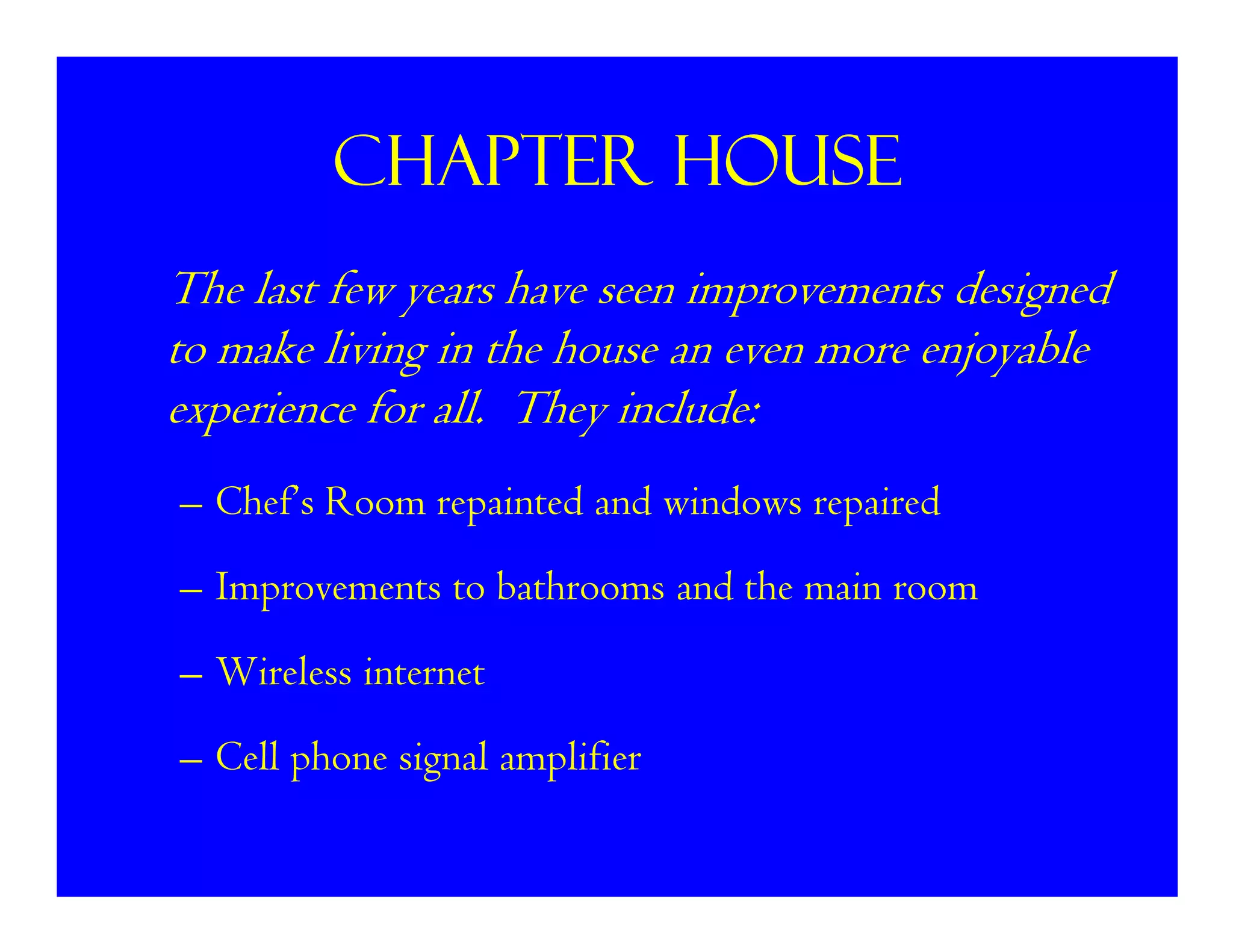 Alumni Presentation - Homecoming 2007