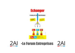 •Le Forum Entreprises
Echanger
 