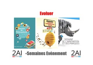 •Semaines Evénement
Evoluer
 
