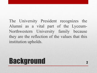 LNU Alumn Federation presentation | PPT