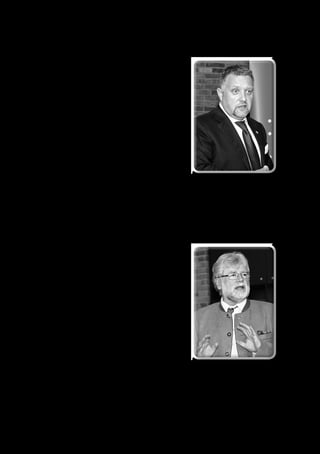 Alumni-Jahrbuch 2013
121
in einer Firma sogar im «Notfall» vom Chef
selbst oder einem «Advocatus Diaboli» wahrzu-
nehmen ist, fällt in einer Demokratie der freien
Presse zu: «Unsere nobelste Aufgabe als Jour-
nalisten besteht darin, den politischen Gottes-
dienst zu stören, das, was jeweils für gut, wahr
und schön gehalten wird, intelligent und lei-
denschaftlich, auch pointiert und provokativ in
Frage zu stellen.» Guter Journalismus in einer
Demokratie hat die Pflicht: 1) Gegensteuer zu
geben, beide Seiten der Medaille zu zeigen 2)
Missstände aufzudecken, Probleme anzuzei-
gen, 3) Verantwortung im Umgang mit zuge-
spielten «Insider-Geheiminformationen» wahr-
zunehmen. Er ermahnte die Teilnehmenden:
Alles, was in ihrem Verantwortungsbereich
passiert, kann an die Öffentlichkeit gelangen
– also konzentrieren Sie sich auf die alten
«Kaufmannstugenden».
Den festlichen Ausklang bildete der Galaabend
im geschmackvollen Ambiente des Restaurants
«candela». Nach feierlicher Diplomvergabe
durch Dr. Christian Abegglen und Prof. Dr.
Neumann an die Absolvent/innen der Diplom-
und Masterstudiengänge begleitete und
bereicherte in exquisiter Atmosphäre Geny
Hess, Genussmensch und Schweizer Weinken-
ner, die Teilnehmenden nicht nur durch die
Führung durch das spezielle St. Galler Menü,
sondern auch mit seltenen Tropfen aus der
Schweiz.
Prof. Dr. Neumann
Geny Hess
 