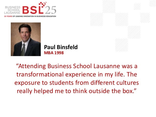 Bsl Mba business school lausanne alumni quotes Bsl Mba business school lausanne alumni quotes