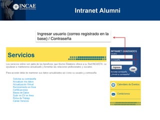 Red Incaista según programa