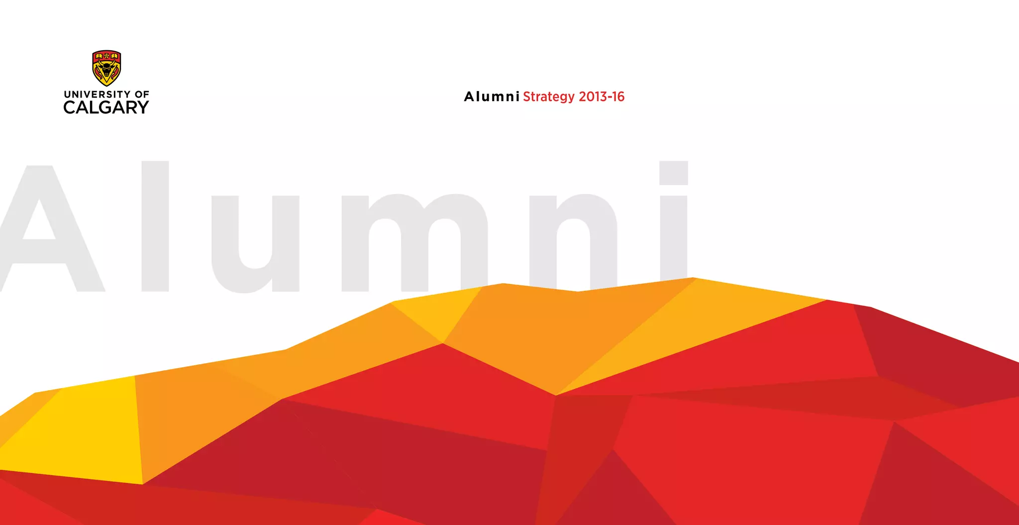 Alumni Strategy 2013-16
 