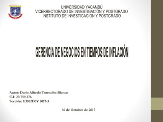 TF. JUAN CARLOS LARA
INVESTIGADOR PENAL
Autor: Darío Alfredo Torrealba Blanco
C.I: 20.759.376
Sección: ED02D0V 2017-3
30 de Octubre de 2017
 
