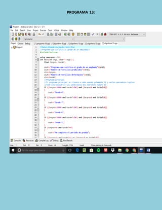 PROGRAMA 13:
 