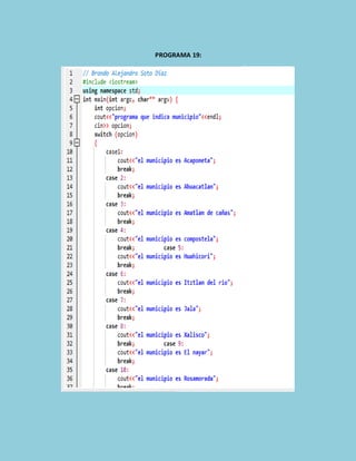 PROGRAMA 19:
 